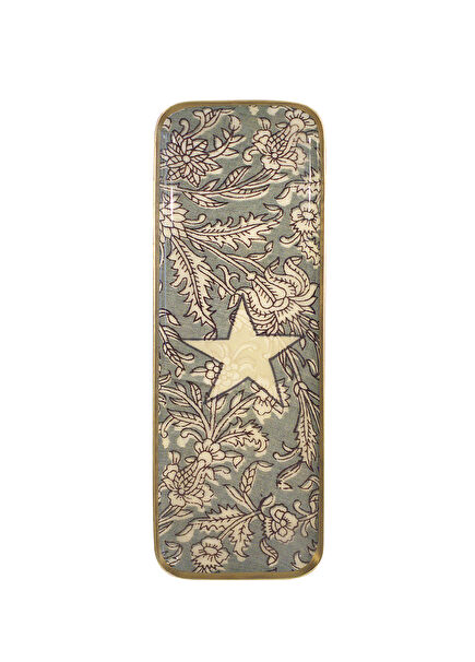 Duo Flower Enamel Decorative Plate